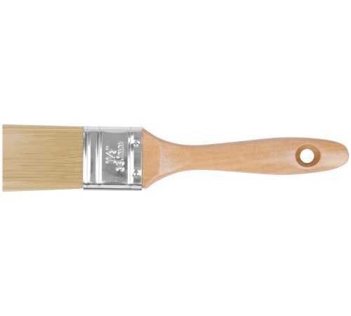 Кисть флейцевая "Профи", натур.светлая щетина, деревянная ручка 1,5" (38 мм) FIT HQ Кисть флейцевая "Профи", натур.светлая щетина, деревянная ручка 1,5" (38 мм) FIT HQ