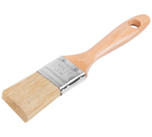 Кисть флейцевая "Профи", натур.светлая щетина, деревянная ручка 1,5" (38 мм) FIT HQ Кисть флейцевая "Профи", натур.светлая щетина, деревянная ручка 1,5" (38 мм) FIT HQ