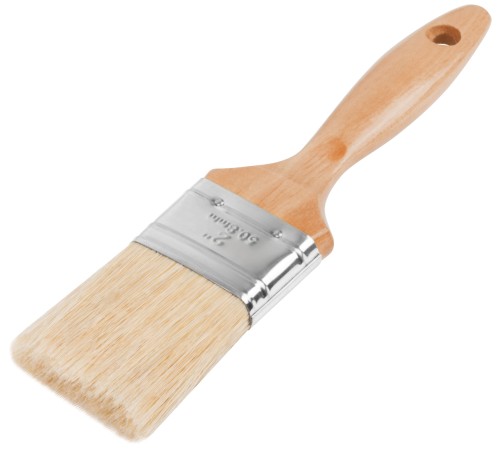 Кисть флейцевая "Профи", натур.светлая щетина, деревянная ручка  2" (50 мм) FIT HQ Кисть флейцевая "Профи", натур.светлая щетина, деревянная ручка  2" (50 мм) FIT HQ
