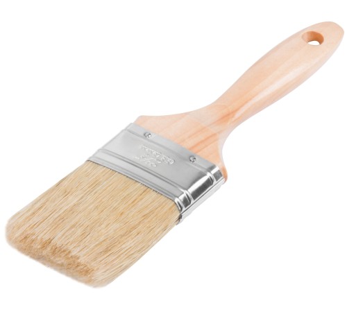 Кисть флейцевая "Профи", натур.светлая щетина, деревянная ручка 2,5" (63 мм) FIT HQ Кисть флейцевая "Профи", натур.светлая щетина, деревянная ручка 2,5" (63 мм) FIT HQ