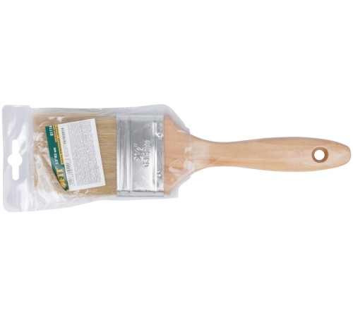 Кисть флейцевая "Профи", натур.светлая щетина, деревянная ручка 2,5" (63 мм) FIT HQ Кисть флейцевая "Профи", натур.светлая щетина, деревянная ручка 2,5" (63 мм) FIT HQ