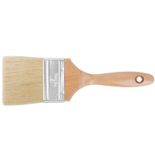 Кисть флейцевая "Профи", натур.светлая щетина, деревянная ручка  3" (75 мм) FIT HQ