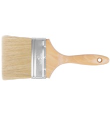 Кисть флейцевая "Профи", натур.светлая щетина, деревянная ручка  4" (100 мм) FIT HQ