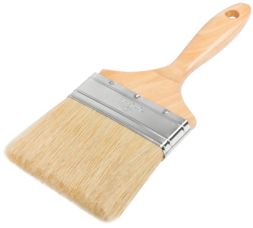 Кисть флейцевая "Профи", натур.светлая щетина, деревянная ручка  4" (100 мм) FIT HQ Кисть флейцевая "Профи", натур.светлая щетина, деревянная ручка  4" (100 мм) FIT HQ