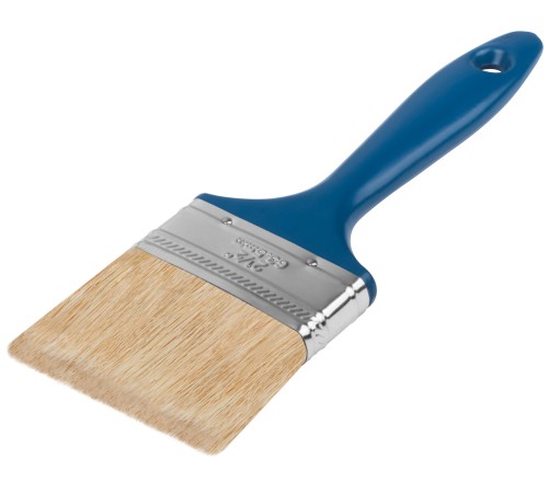 Кисть флейцевая "Модерн", натур.светлая щетина, пластиковая ручка 2,5" (63 мм) FIT IT Кисть флейцевая "Модерн", натур.светлая щетина, пластиковая ручка 2,5" (63 мм) FIT IT