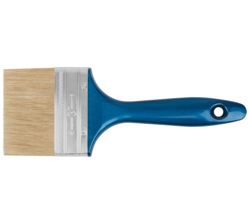 Кисть флейцевая "Модерн", натур.светлая щетина, пластиковая ручка  3" (75 мм) FIT IT Кисть флейцевая "Модерн", натур.светлая щетина, пластиковая ручка  3" (75 мм) FIT IT