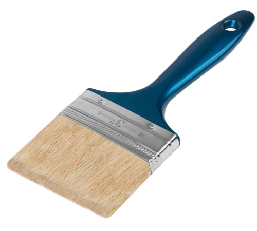 Кисть флейцевая "Модерн", натур.светлая щетина, пластиковая ручка  3" (75 мм) FIT IT Кисть флейцевая "Модерн", натур.светлая щетина, пластиковая ручка  3" (75 мм) FIT IT