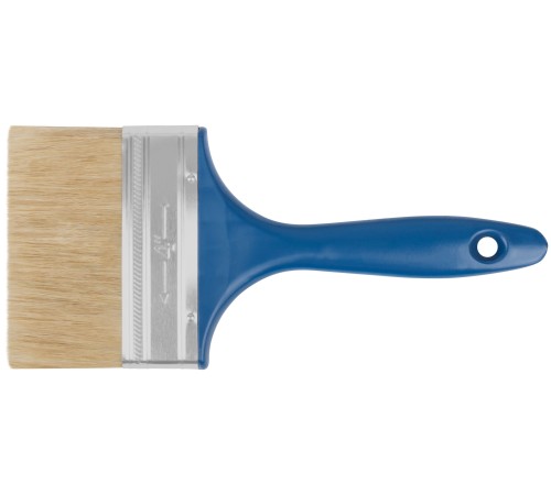 Кисть флейцевая "Модерн", натур.светлая щетина, пластиковая ручка  4" (100 мм) FIT IT Кисть флейцевая "Модерн", натур.светлая щетина, пластиковая ручка  4" (100 мм) FIT IT