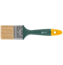 Кисть флейцевая "Контур", натур.светлая щетина, пластиковая ручка  2" (50 мм) FIT IT Кисть флейцевая "Контур", натур.светлая щетина, пластиковая ручка  2" (50 мм) FIT IT