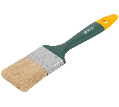 Кисть флейцевая "Контур", натур.светлая щетина, пластиковая ручка  2" (50 мм) FIT IT Кисть флейцевая "Контур", натур.светлая щетина, пластиковая ручка  2" (50 мм) FIT IT