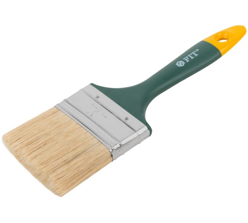 Кисть флейцевая "Контур", натур.светлая щетина, пластиковая ручка  3" (75 мм) FIT IT Кисть флейцевая "Контур", натур.светлая щетина, пластиковая ручка  3" (75 мм) FIT IT