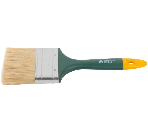 Кисть флейцевая "Контур", натур.светлая щетина, пластиковая ручка  3" (75 мм) FIT IT Кисть флейцевая "Контур", натур.светлая щетина, пластиковая ручка  3" (75 мм) FIT IT