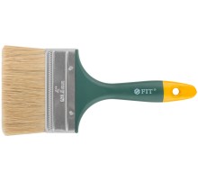 Кисть флейцевая "Контур", натур.светлая щетина, пластиковая ручка  4" (100 мм) FIT IT