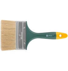 Кисть флейцевая "Контур", натур.светлая щетина, пластиковая ручка  4" (100 мм) FIT IT Кисть флейцевая "Контур", натур.светлая щетина, пластиковая ручка  4" (100 мм) FIT IT