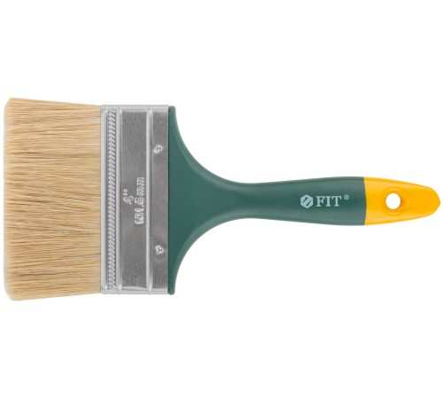 Кисть флейцевая "Контур", натур.светлая щетина, пластиковая ручка  4" (100 мм) FIT IT Кисть флейцевая "Контур", натур.светлая щетина, пластиковая ручка  4" (100 мм) FIT IT