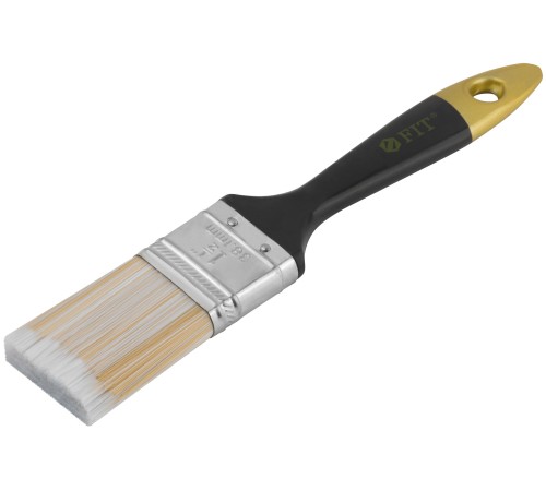 Кисть флейцевая "Лайн", искусственная щетина, пластиковая ручка 1,5" (38 мм) FIT IT Кисть флейцевая "Лайн", искусственная щетина, пластиковая ручка 1,5" (38 мм) FIT IT