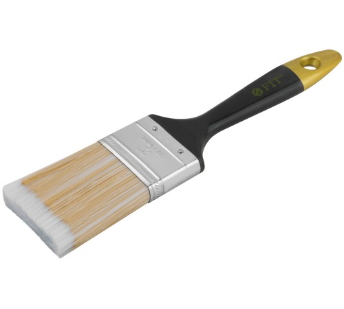 Кисть флейцевая "Лайн", искусственная щетина, пластиковая ручка  2" (50 мм) FIT IT Кисть флейцевая "Лайн", искусственная щетина, пластиковая ручка  2" (50 мм) FIT IT