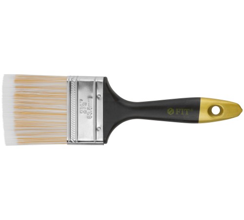 Кисть флейцевая "Лайн", искусственная щетина, пластиковая ручка 2,5 " (63 мм) FIT IT Кисть флейцевая "Лайн", искусственная щетина, пластиковая ручка 2,5 " (63 мм) FIT IT