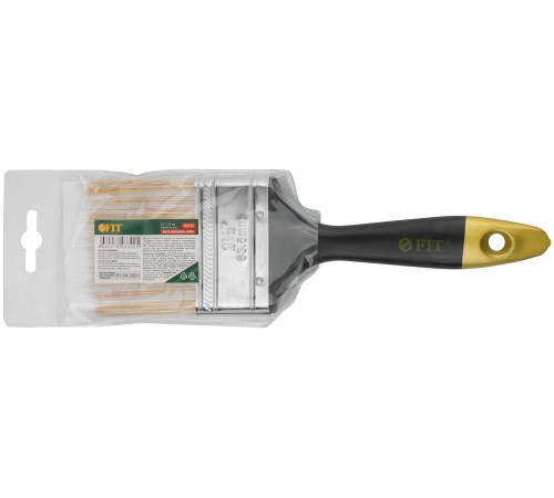 Кисть флейцевая "Лайн", искусственная щетина, пластиковая ручка 2,5 " (63 мм) FIT IT Кисть флейцевая "Лайн", искусственная щетина, пластиковая ручка 2,5 " (63 мм) FIT IT
