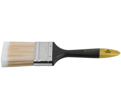 Кисть флейцевая "Лайн", искусственная щетина, пластиковая ручка 2,5 " (63 мм) FIT IT Кисть флейцевая "Лайн", искусственная щетина, пластиковая ручка 2,5 " (63 мм) FIT IT