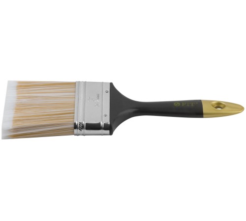 Кисть флейцевая "Лайн", искусственная щетина, пластиковая ручка  3" (75 мм) FIT IT Кисть флейцевая "Лайн", искусственная щетина, пластиковая ручка  3" (75 мм) FIT IT
