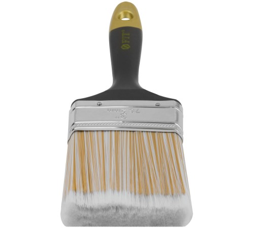 Кисть флейцевая "Лайн", искусственная щетина, пластиковая ручка  3" (75 мм) FIT IT Кисть флейцевая "Лайн", искусственная щетина, пластиковая ручка  3" (75 мм) FIT IT