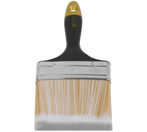 Кисть флейцевая "Лайн", искусственная щетина, пластиковая ручка  4" (100 мм) FIT IT Кисть флейцевая "Лайн", искусственная щетина, пластиковая ручка  4" (100 мм) FIT IT