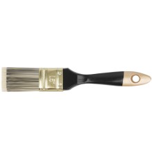 Кисть флейцевая "Стайл", искусственная черно-белая щетина, деревянная ручка 1,5" (38 мм) FIT IT