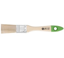 Кисть флейцевая "Микс", смешанная натуральная и искусственная щетина, деревянная ручка  1" (25 мм) FIT IT Кисть флейцевая "Микс", смешанная натуральная и искусственная щетина, деревянная ручка  1" (25 мм) FIT IT