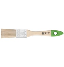 Кисть флейцевая "Микс", смешанная натуральная и искусственная щетина, деревянная ручка  1" (25 мм) FIT IT