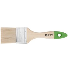 Кисть флейцевая "Микс", смешанная натуральная и искусственная щетина, деревянная ручка  2" (50 мм) FIT IT