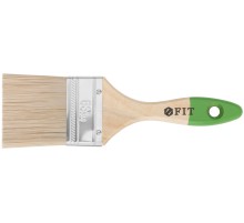 Кисть флейцевая "Микс", смешанная натуральная и искусственная щетина, деревянная ручка 2,5" (63 мм) FIT IT Кисть флейцевая "Микс", смешанная натуральная и искусственная щетина, деревянная ручка 2,5" (63 мм) FIT IT