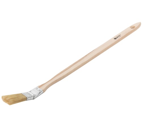 Кисть радиаторная, натуральная светлая щетина, деревянная ручка  1" (25 мм) FIT IT