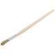 Кисть узкая, натуральная светлая щетина, деревянная ручка 10 мм FIT IT
