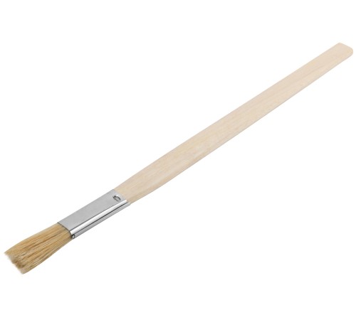Кисть узкая, натуральная светлая щетина, деревянная ручка 15 мм FIT IT Кисть узкая, натуральная светлая щетина, деревянная ручка 15 мм FIT IT
