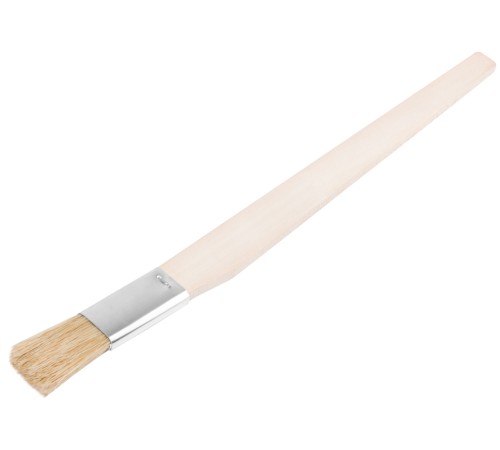 Кисть узкая, натуральная светлая щетина, деревянная ручка 20 мм FIT IT Кисть узкая, натуральная светлая щетина, деревянная ручка 20 мм FIT IT