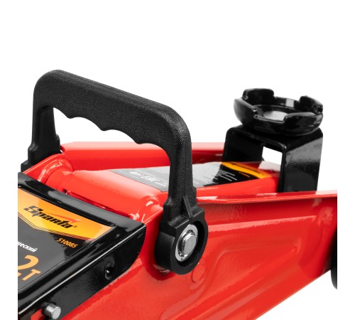 Домкрат гидравлический подкатный, 2 т, h подъема 125-300 мм, в пластиковом кейсе Sparta