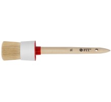 Кисть круглая, натуральная светлая щетина №14 (50 мм) FIT IT