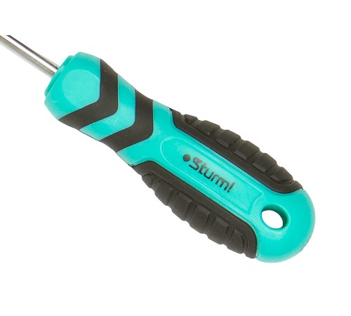 Отвертка U-тип шлиц U1.7*75мм, CrV, магнитныйнаконечник Sturm!