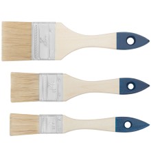 Кисти флейцевые, синяя ручка, набор 3 шт.( 1", 1,5", 2" ) FIT DIY Кисти флейцевые, синяя ручка, набор 3 шт.( 1", 1,5", 2" ) FIT DIY