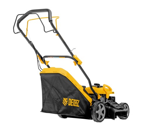 Газонокосилка бензиновая GLD-410SP-K, 150 см3, 41 см, привод, 40 л// Denzel
