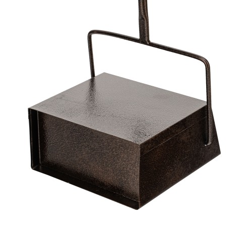 Совок-ловушка хозяйственный, металлический (h-850 мм), металлическая ручка