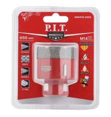 Коронка алмазная по керамограниту P.I.T. AMAS18-0050