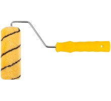 Валик полиакриловый, бежевый с черной полоской, диам. 40/61 мм; ворс 10,4 мм, 150 мм FIT IT