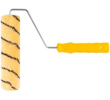 Валик полиакриловый, бежевый с черной полоской, диам. 40/61 мм; ворс 10,4 мм, 230 мм FIT IT Валик полиакриловый, бежевый с черной полоской, диам. 40/61 мм; ворс 10,4 мм, 230 мм FIT IT