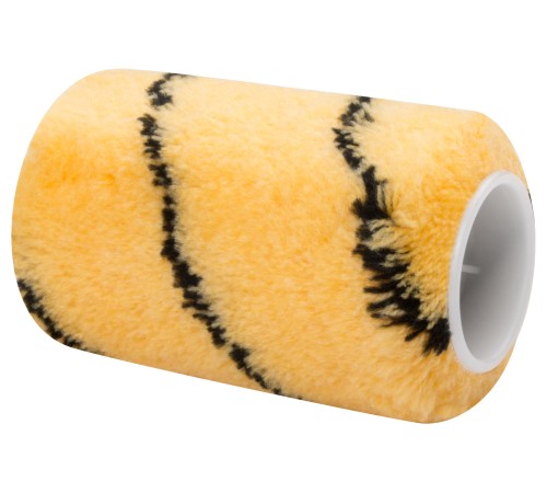 Ролик полиакриловый, бежевый с черной полоской, диам. 40/61 мм; ворс 10,4 мм, 100 мм FIT IT Ролик полиакриловый, бежевый с черной полоской, диам. 40/61 мм; ворс 10,4 мм, 100 мм FIT IT