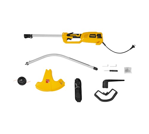 Триммер электрический TE-1100, 1100 Вт, 380 мм, катушка, разборная штанга// Denzel