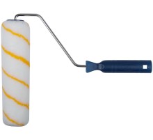 Валик полиакрил/полиэстер/хлопок, с желтой полосой, каркасная система, диам. 40/60 мм; ворс 10 мм, 230 мм FIT IT