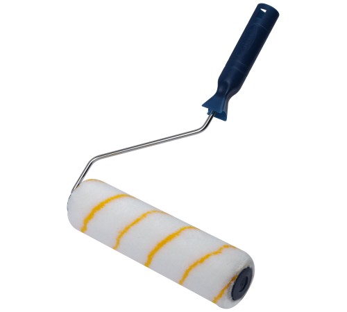 Валик полиакрил/полиэстер/хлопок, с желтой полосой, каркасная система, диам. 40/60 мм; ворс 10 мм, 230 мм FIT IT