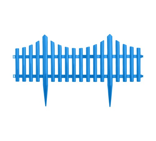 Забор декоративный "Гибкий", 24 х 300 см, голубой, Palisad Забор декоративный "Гибкий", 24 х 300 см, голубой, Palisad